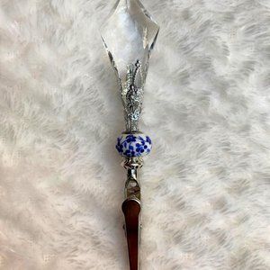 Icicle Drop Bracelet Helper - Blue and White